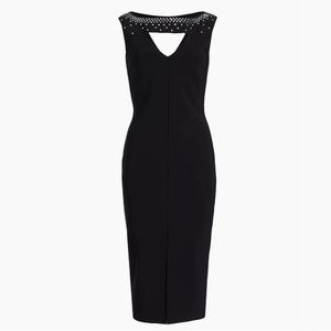 New Chiara Boni La Petite Robe Sumaj Embellished Sheath Dress Size 48 IT / 12 US